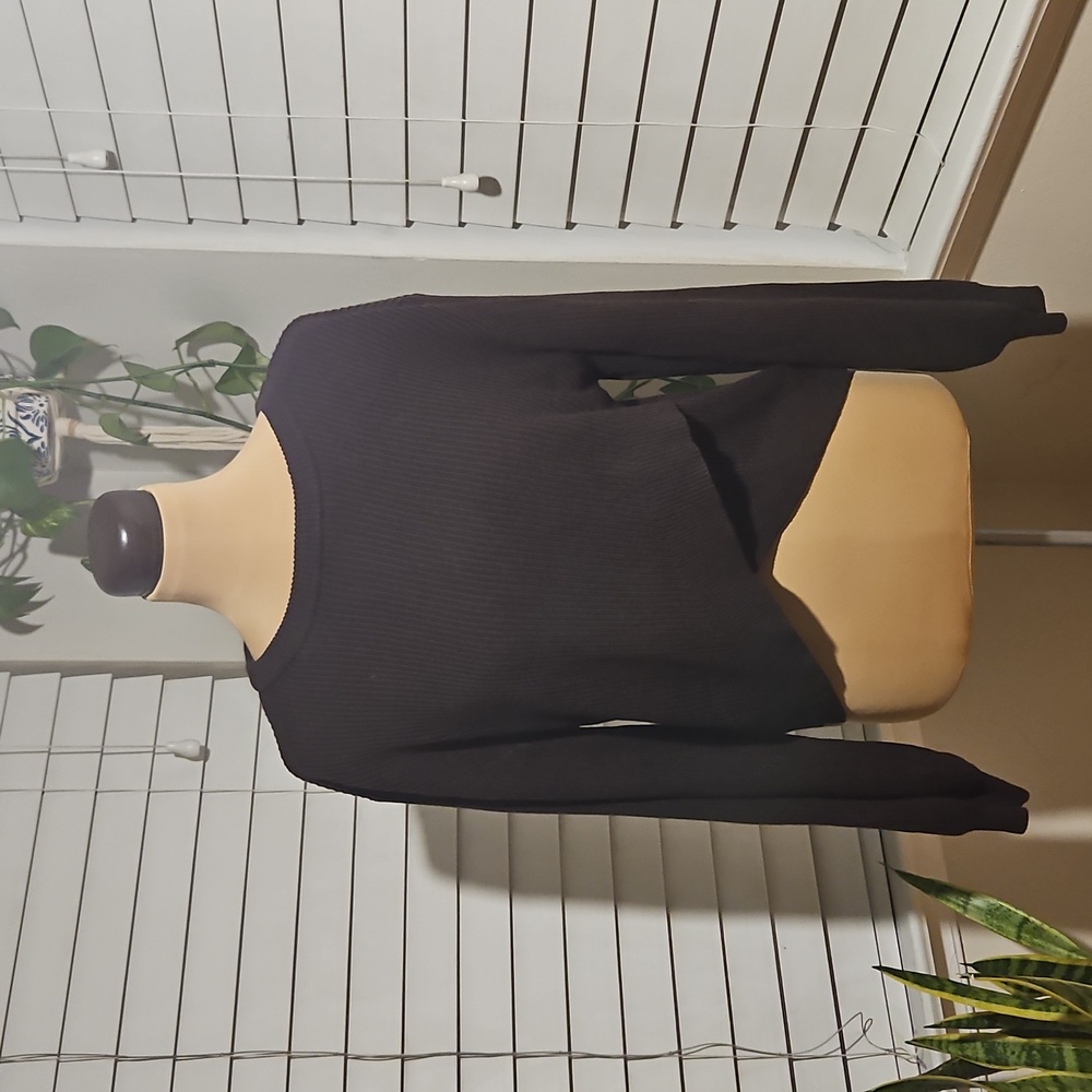 Lululemon Reversible Crossover Brown Sweater